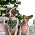 Load image into Gallery viewer, Red Plaid Dog Bandana
