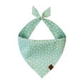 Load image into Gallery viewer, Green Spotty Dots Dog Bandana