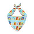 Load image into Gallery viewer, Beach Huts Dog Bandana