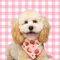 Load image into Gallery viewer, Strawberry Dog Bandana