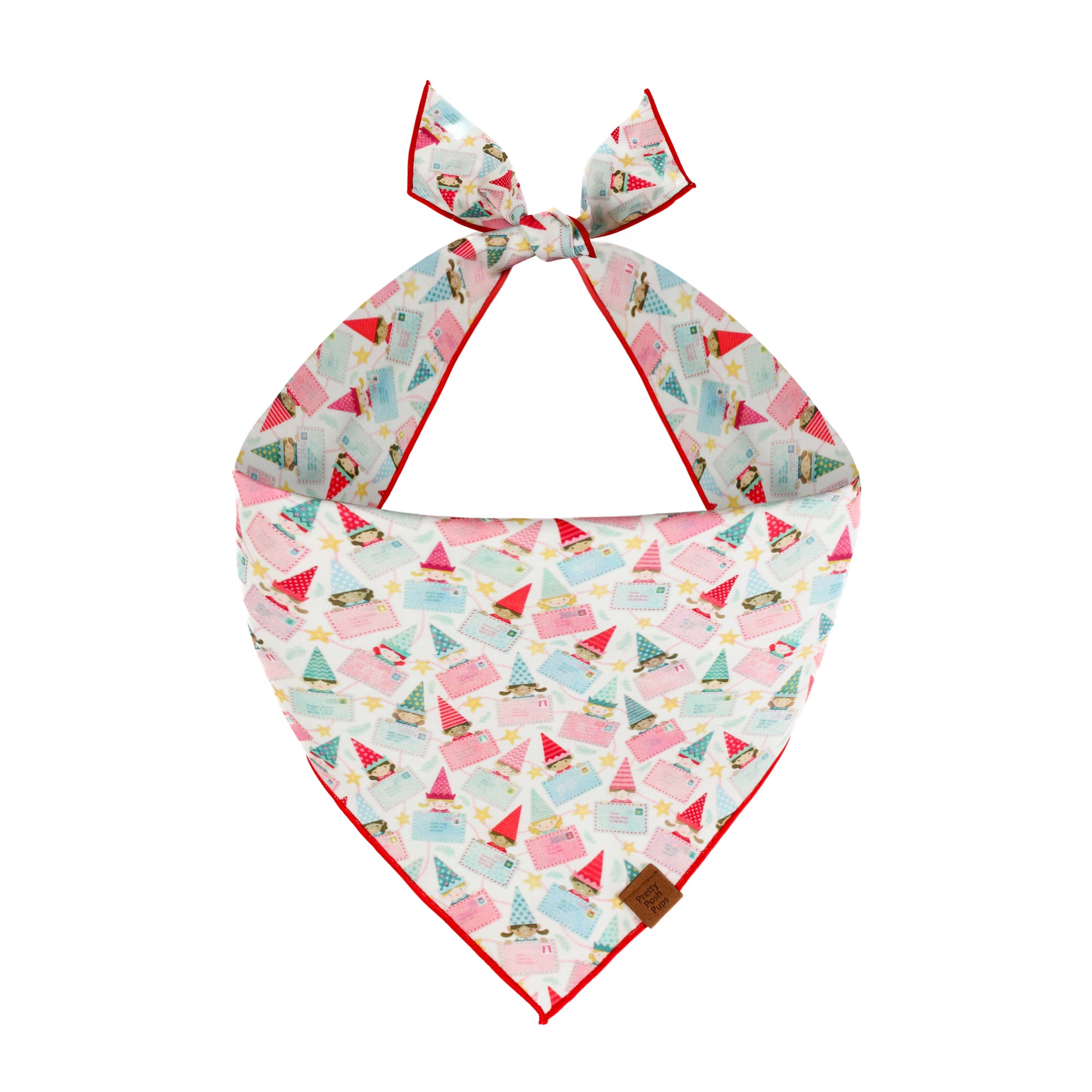 White Letters For Santa Dog Bandana