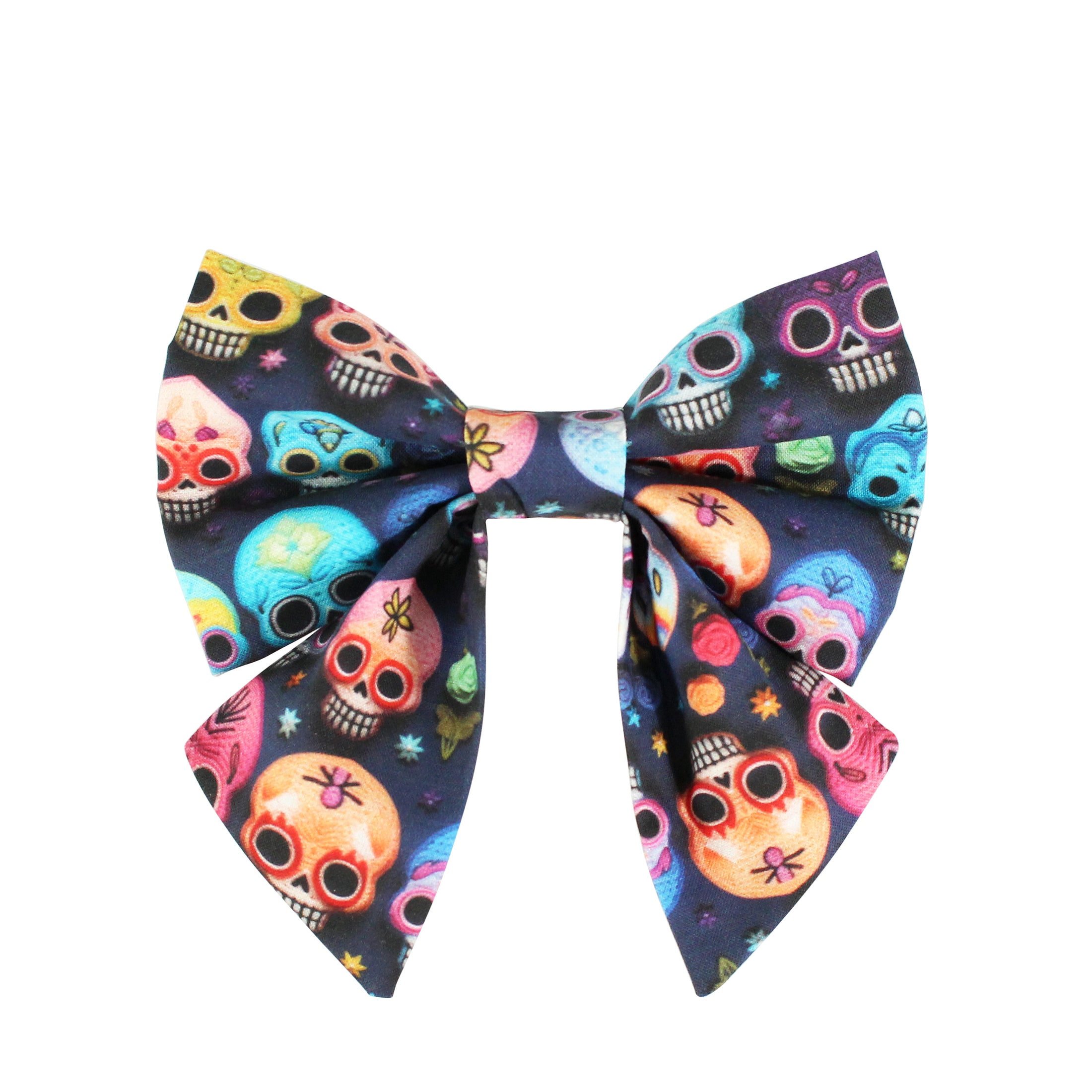 Boo-tiful Bones Dog Lady Bow