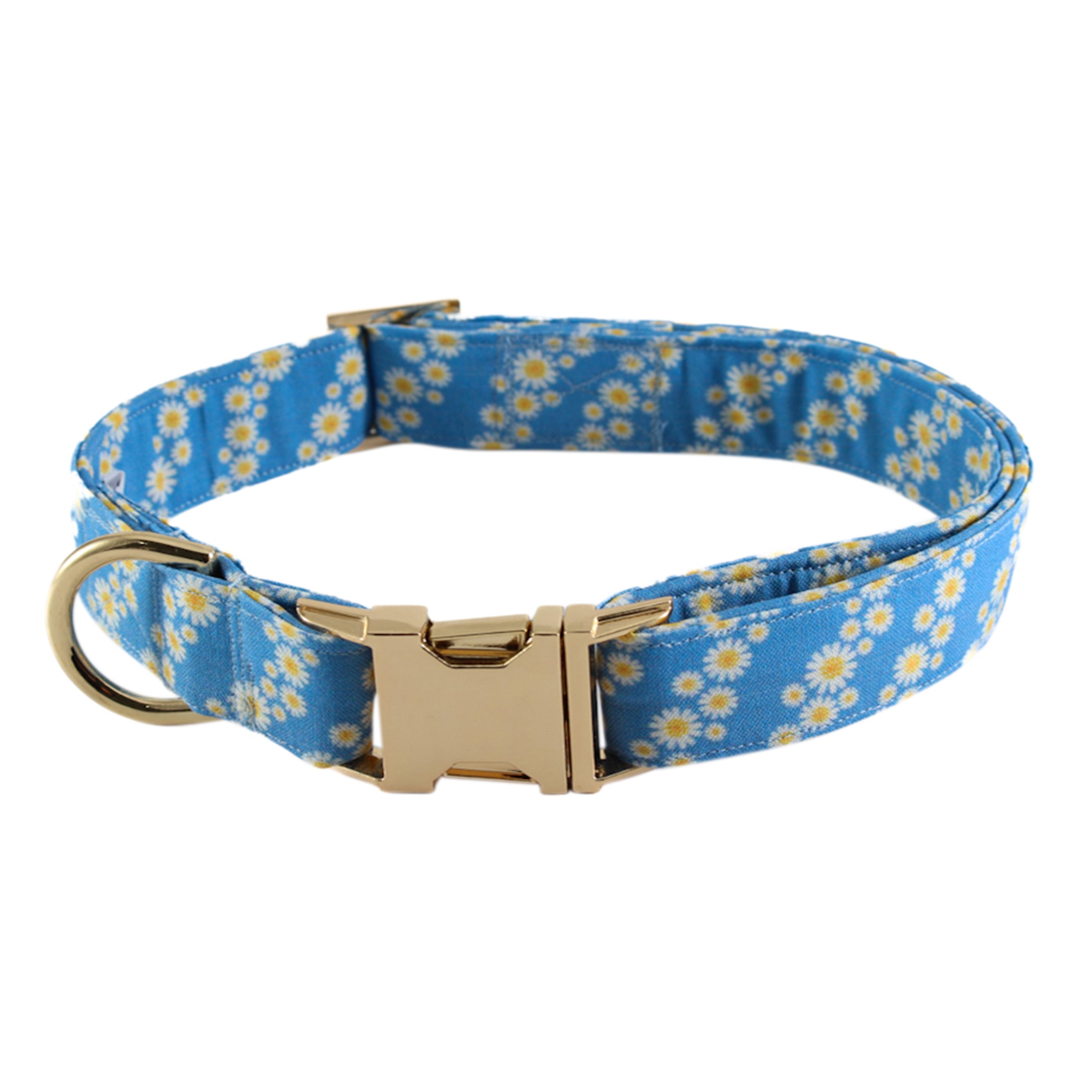 Diagonal Daisy Dog Collar