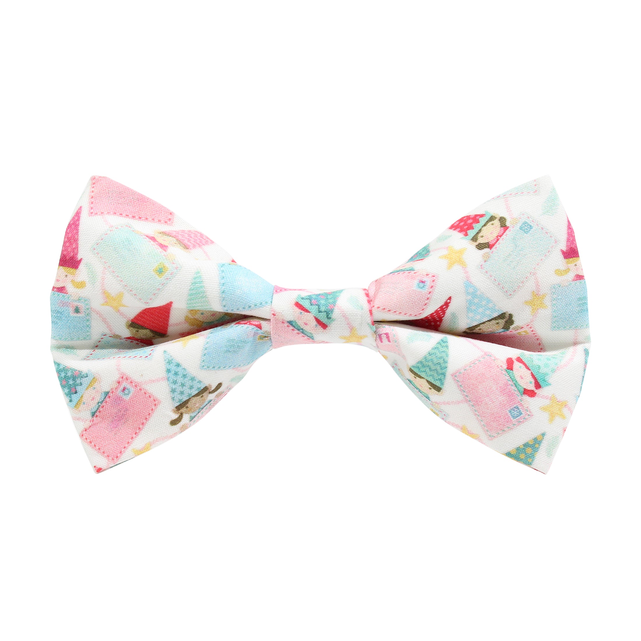 WHITE Letters for Santa Dog Bow Tie