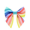 Load image into Gallery viewer, Spring Rainbow dog lady Bow

