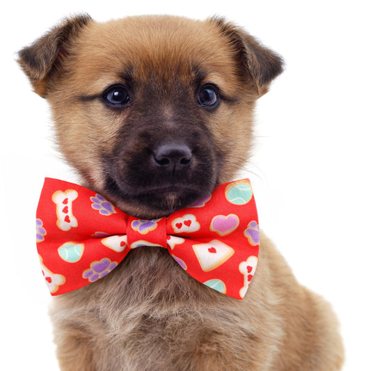 V-day cookies Dog Bow Tie
