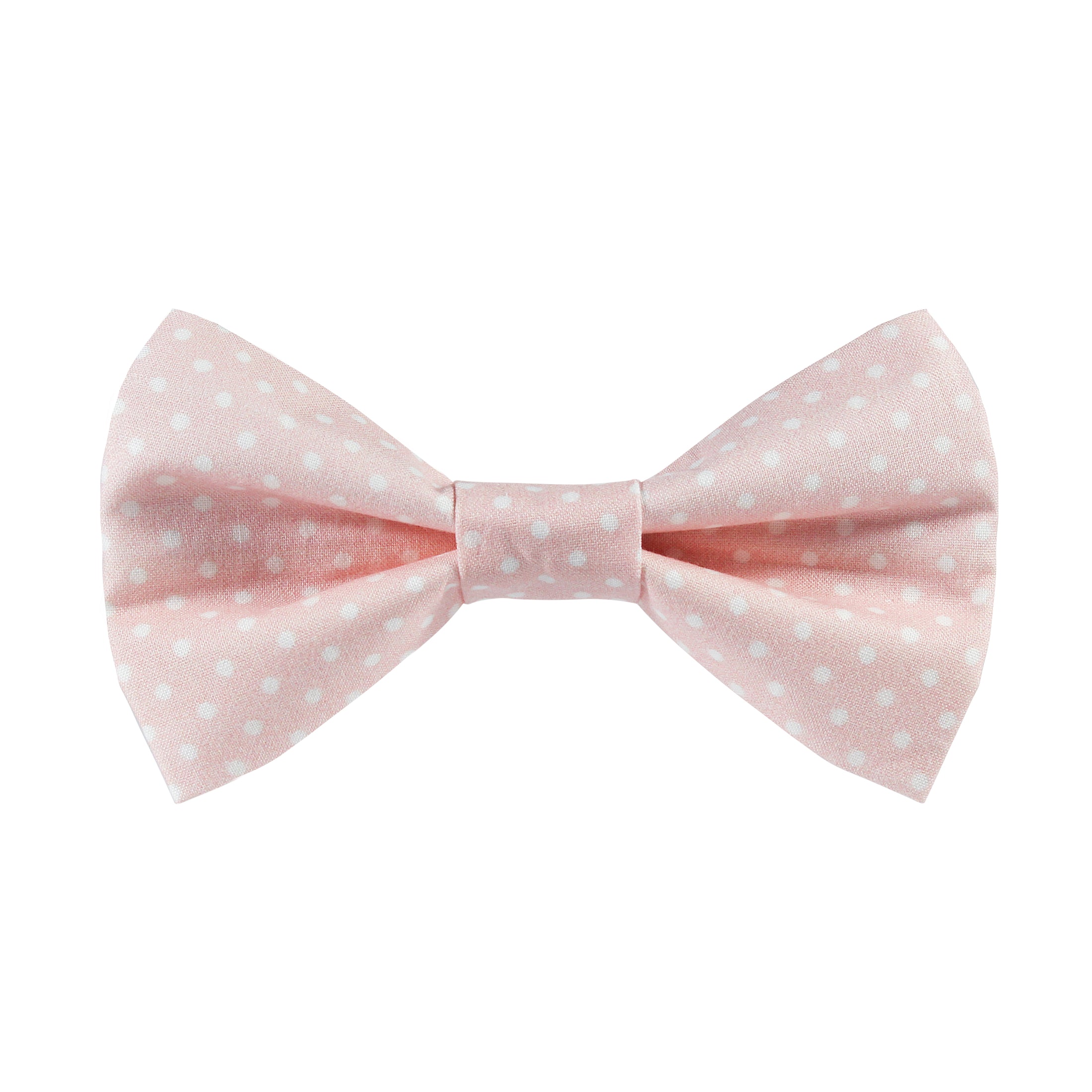 Pink Doted Dog Bow Tie