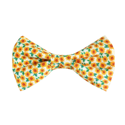 Sunflower Dog Bow Tie