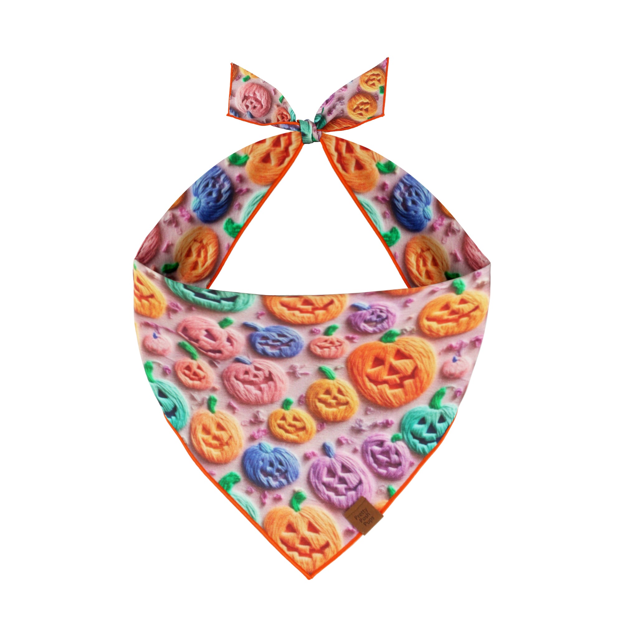 Jack-O-Lantern Dog Bandana