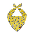 Load image into Gallery viewer, Yellow skeleton Dog Bandana
