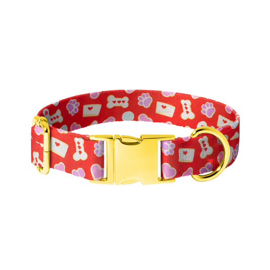 V-day cookies Dog Collar