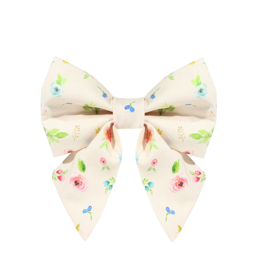 Rose Garden dog lady Bow