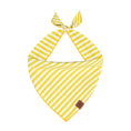 Load image into Gallery viewer, yellow Stripe Dog Bandana
