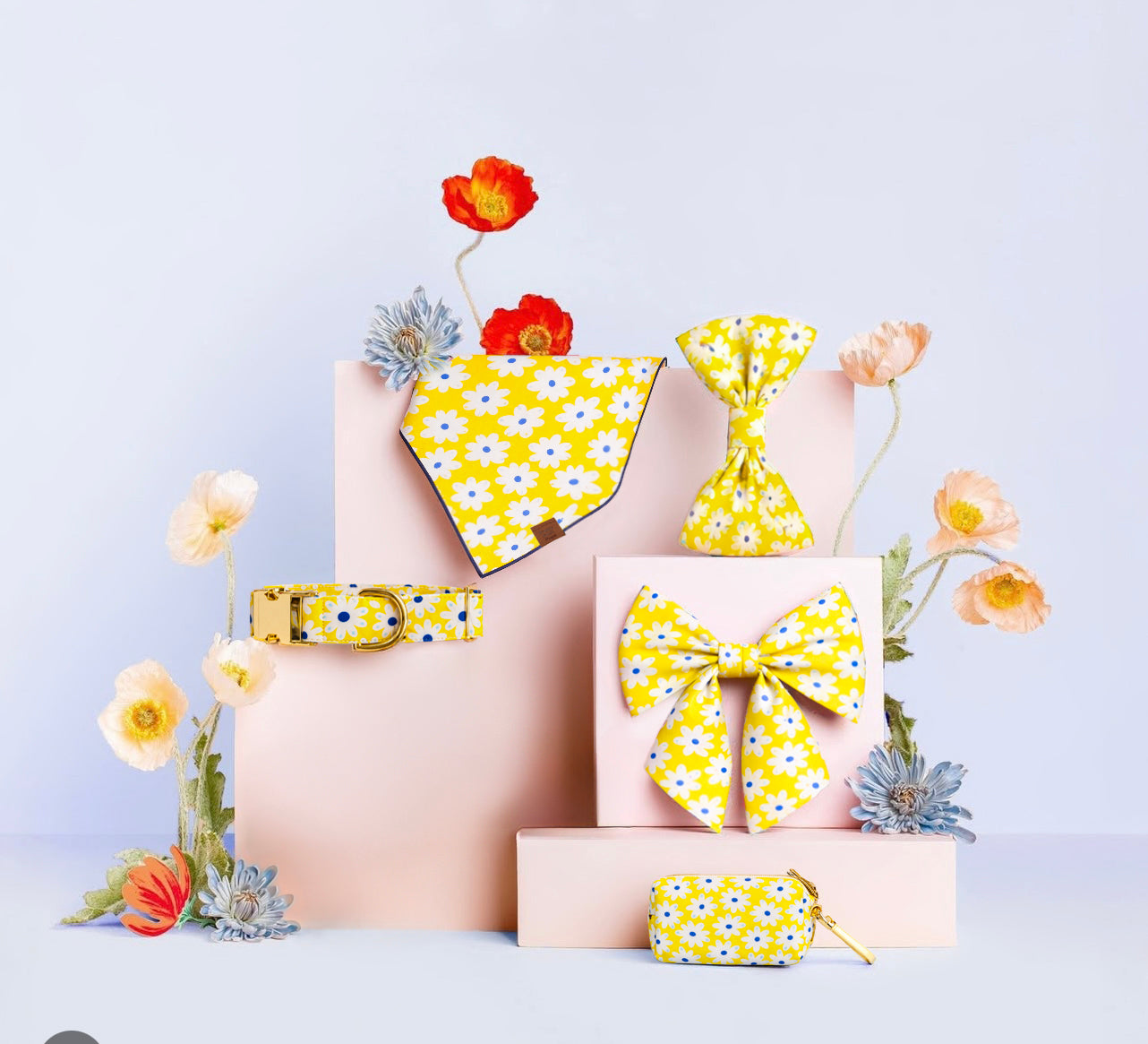 Happy Daisy Dog Collar