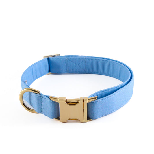 Solid Blue Dog Collar