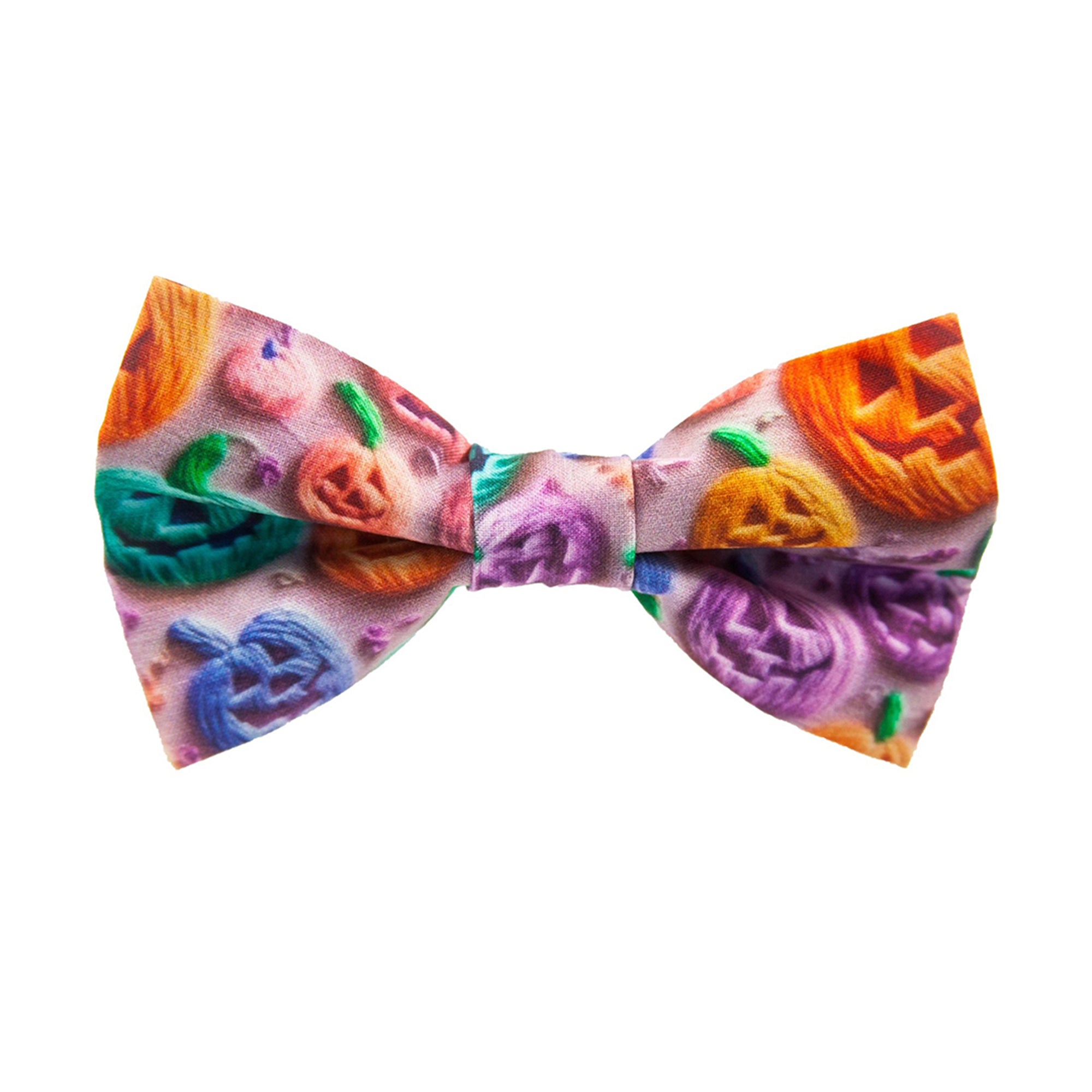 Jack-o-lantern Dog Bow Tie