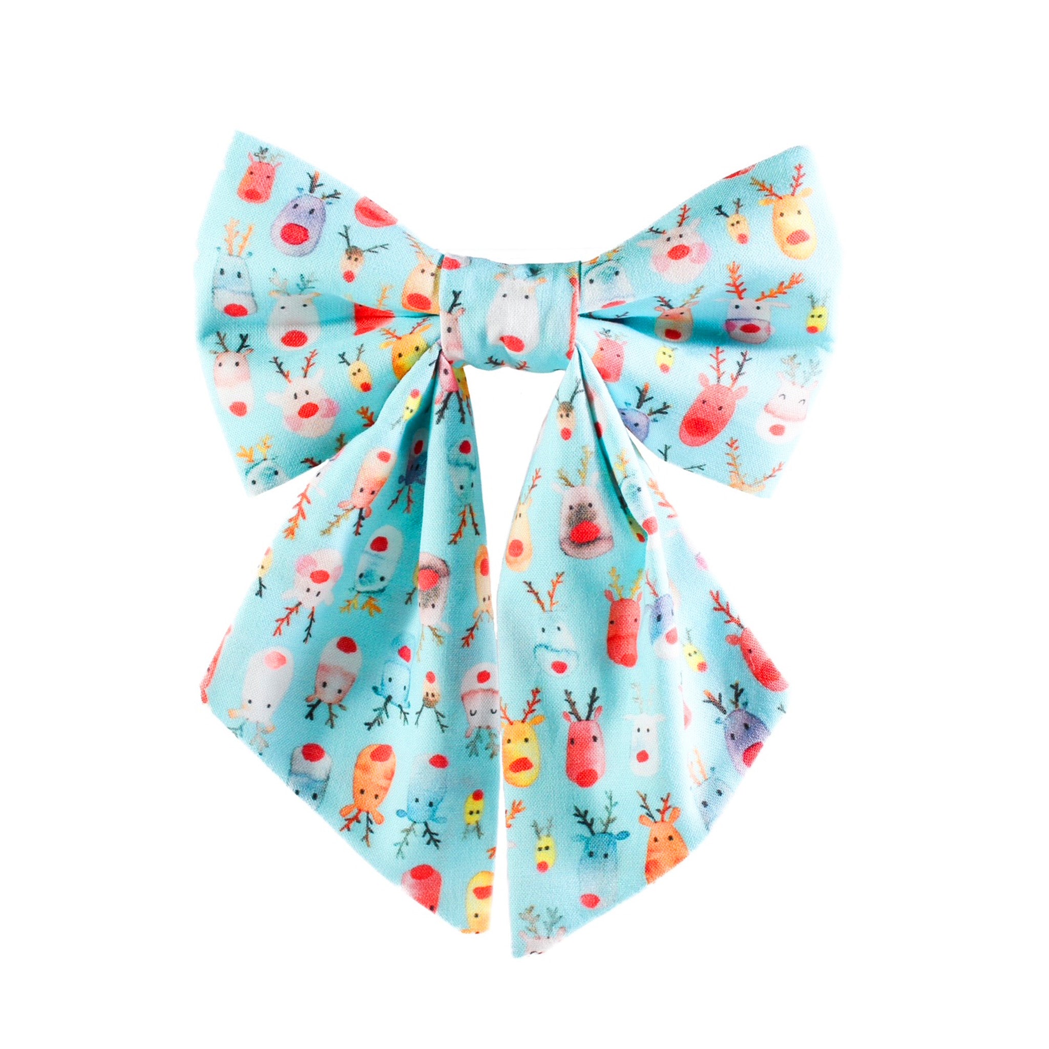 Rudolph Dog Lady Bow