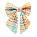 Load image into Gallery viewer, Sunrise Plaid Dog Lady Bow
